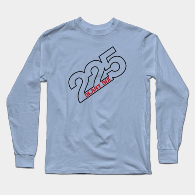 225 Slant 6 - Wedge Long Sleeve T-Shirt by jepegdesign